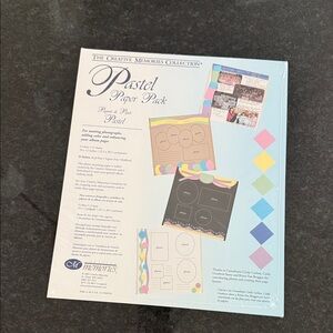 Creative Memories Pastel Paper Collection